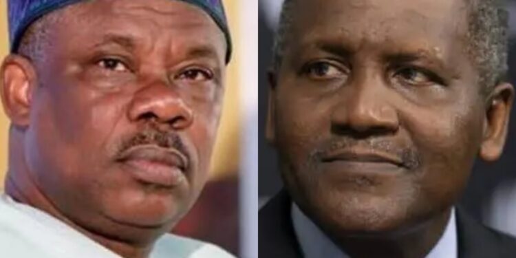 Dangote Narrates How Amosun Demolished His Cement Plant Twice (Video)